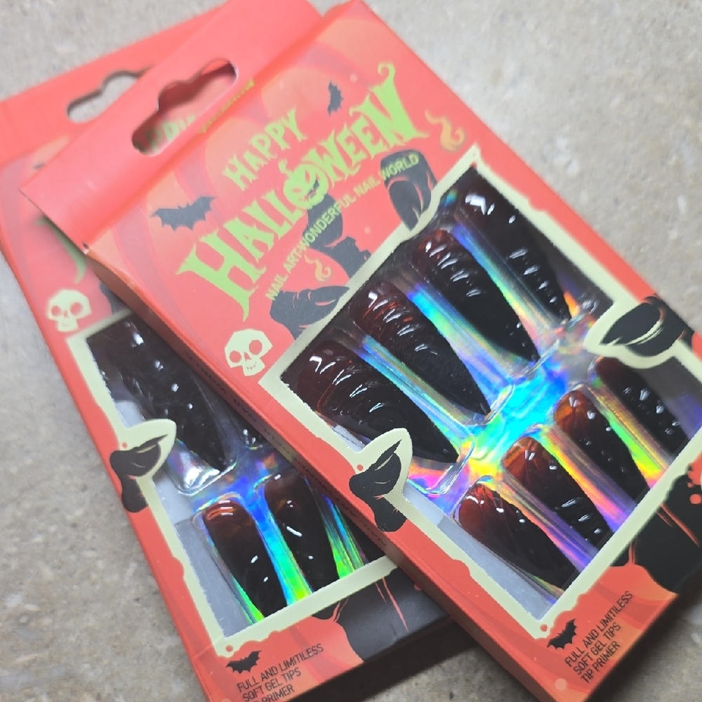 Halloween Nail Art Set - 24Ea (48 Total)